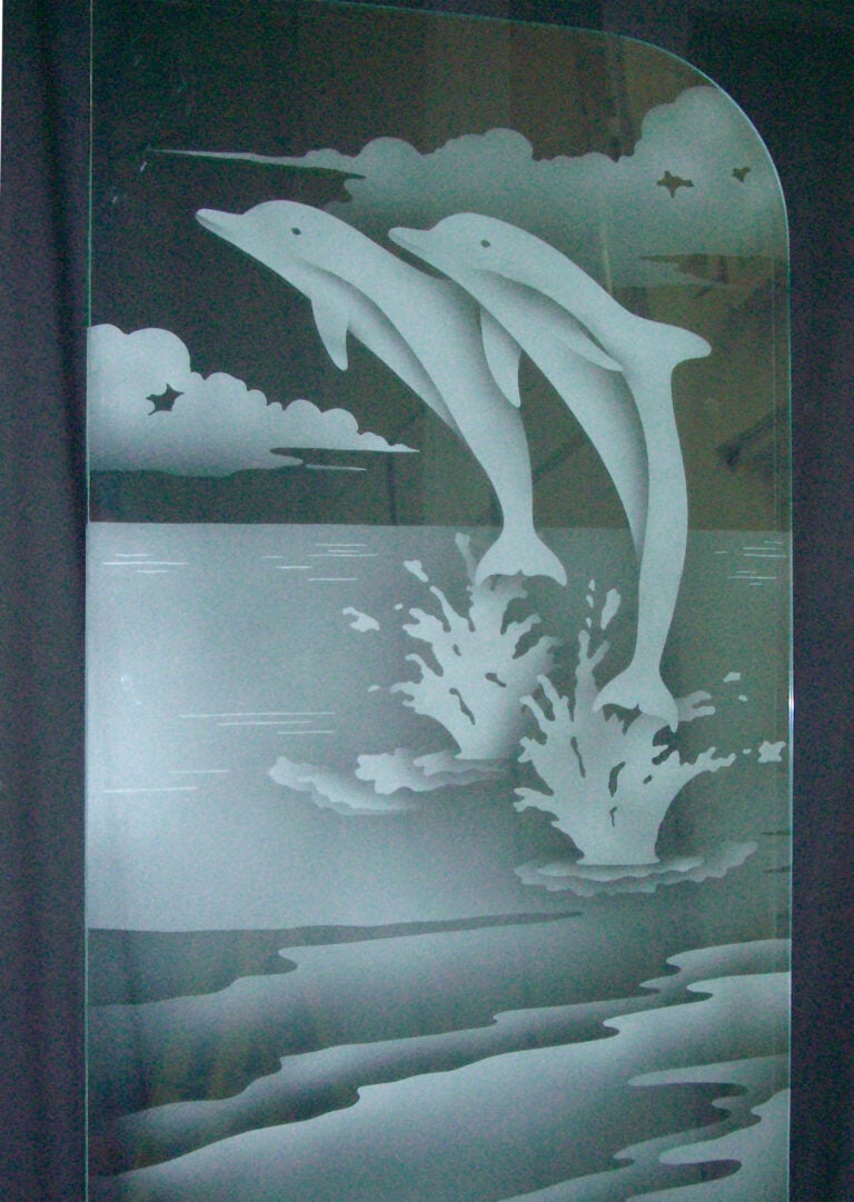 Dolphins Leaping