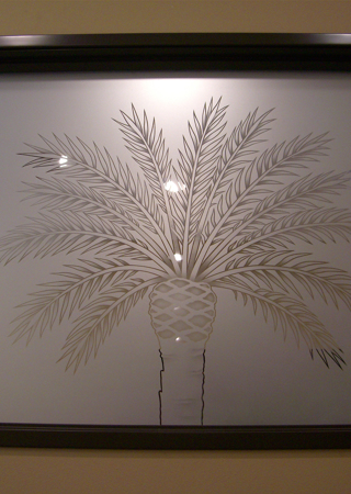 Window with sandblast Frosted Glass Design Art Glass Featuring Sandblast Etched Glass by Sans Soucie