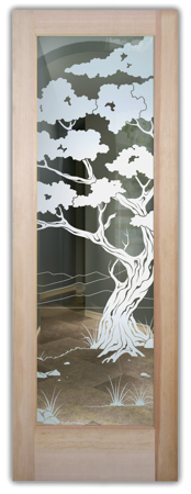 Front Door with sandblast Frosted Glass Design Art Glass Featuring Sandblast Etched Glass by Sans Soucie