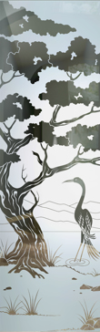 Bonsai Egret