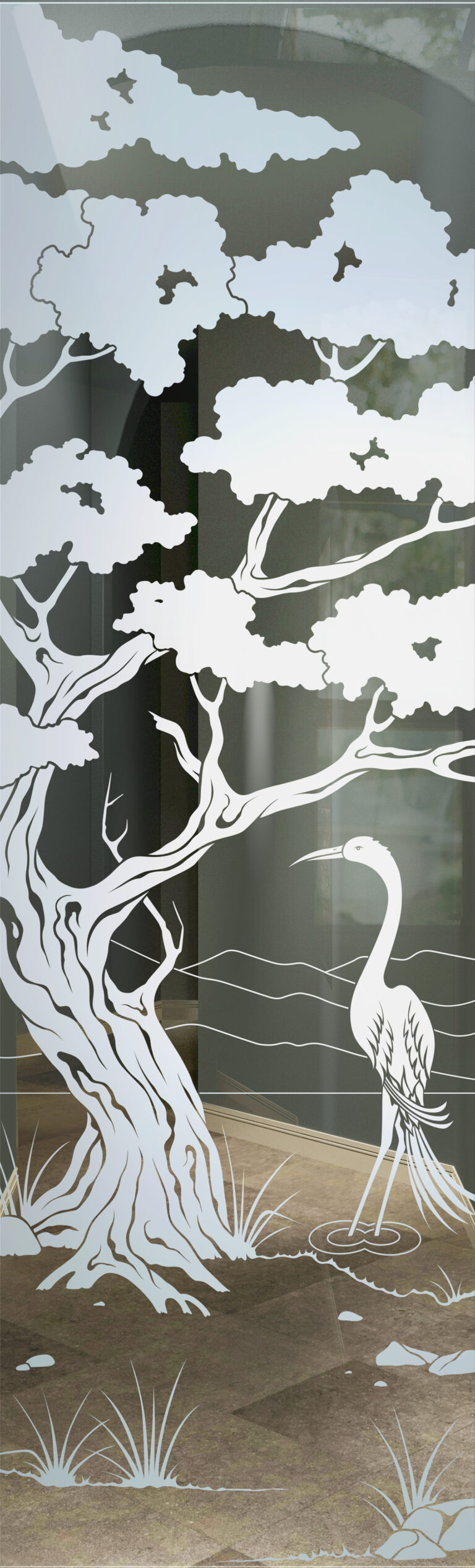 Bonsai Egret