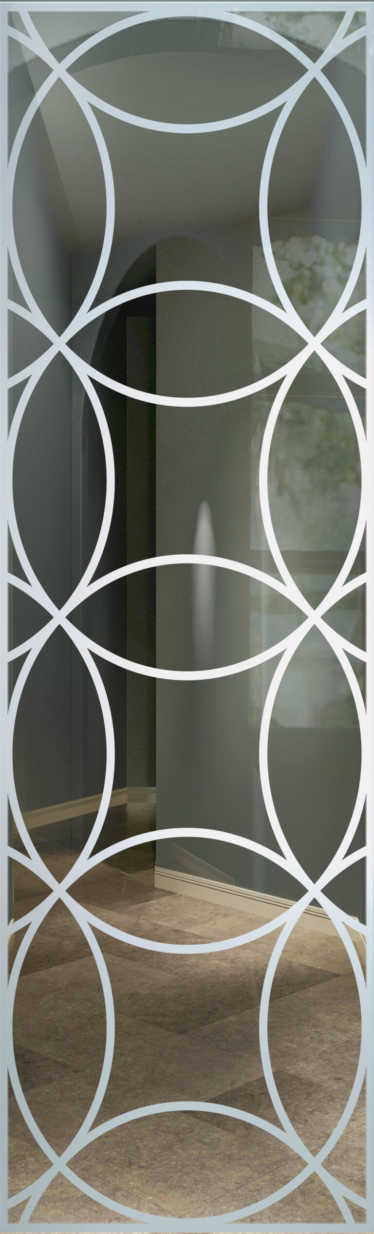 Circles Intersecting Large Scale