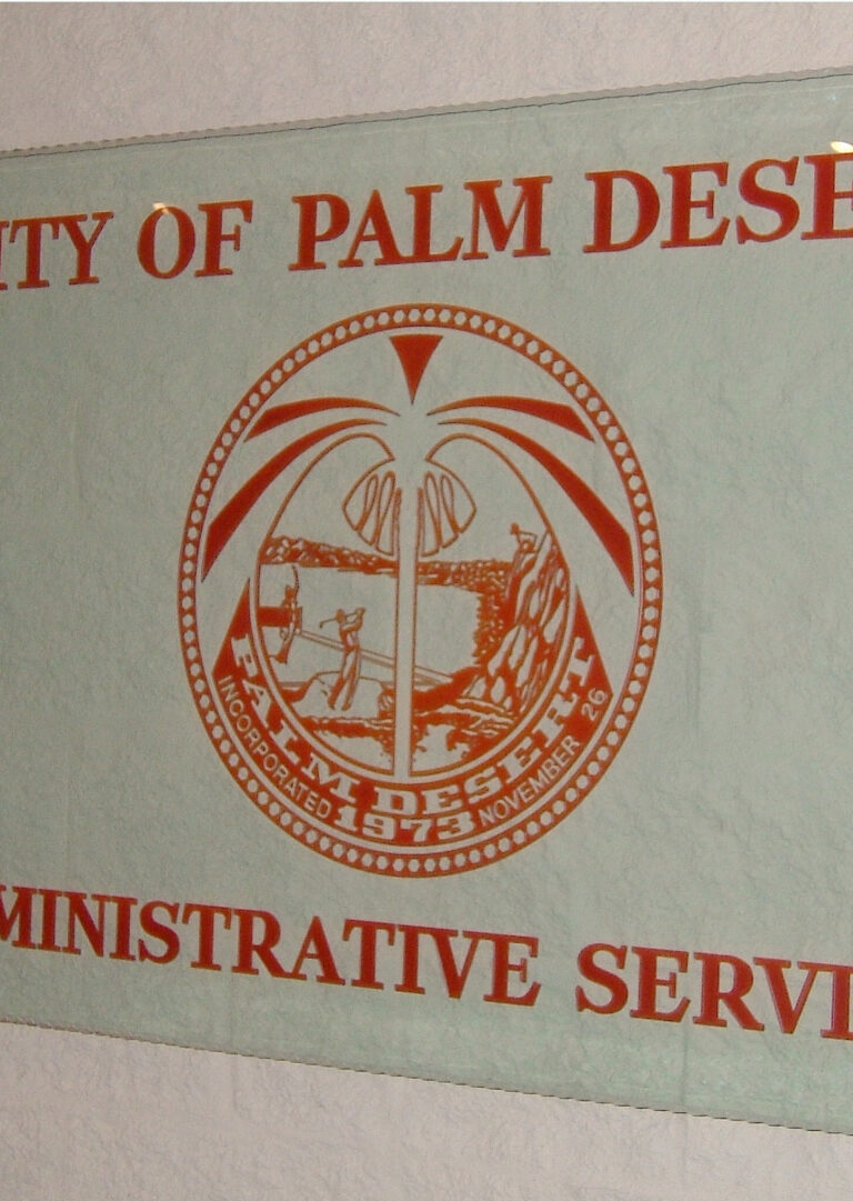 City of Palm Desert (similar look)
