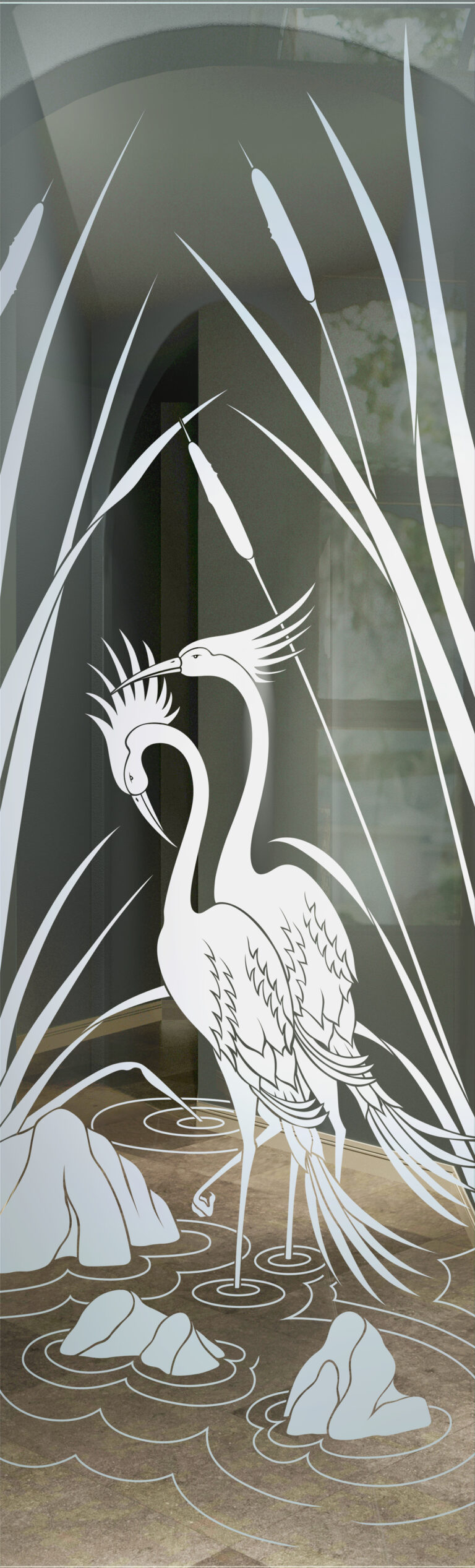 Cranes & Cattails