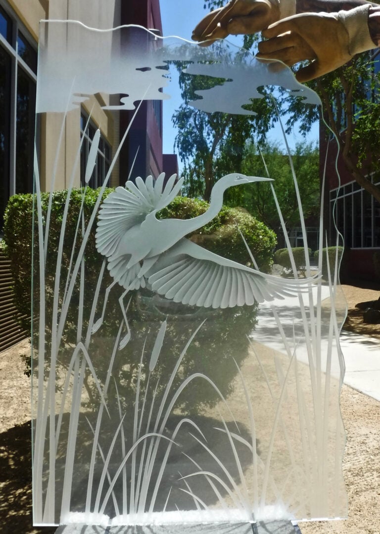 Swooping Egret