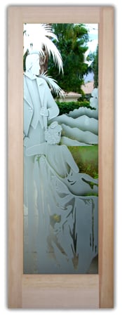 Front Door with sandblast Frosted Glass Design Art Glass Featuring Sandblast Etched Glass by Sans Soucie