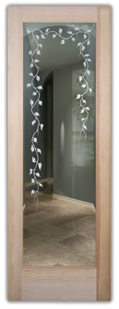 Front Door with sandblast Frosted Glass Design Art Glass Featuring Sandblast Etched Glass by Sans Soucie