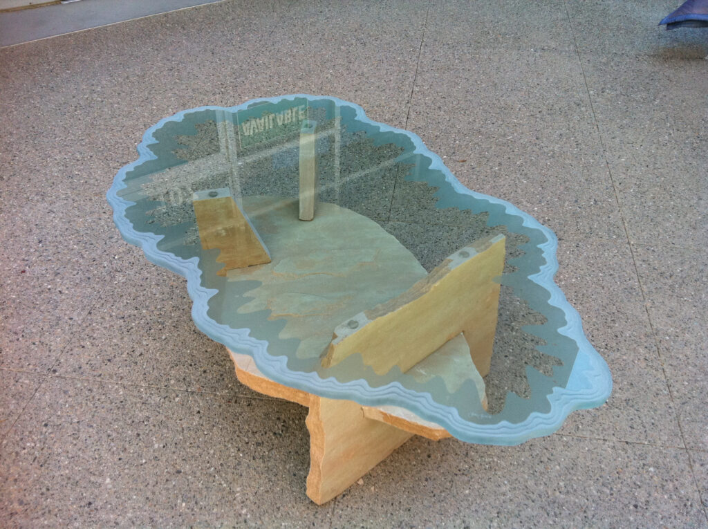 Iceberg Edge Misted Coffee Table