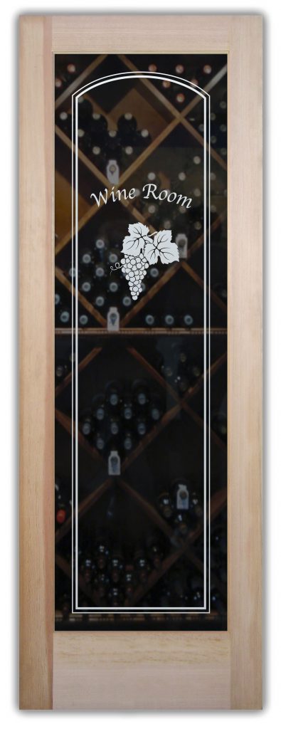 Wine Room Door with Glass