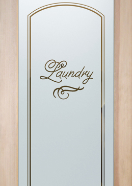 Laundry Door with Frosted Glass Traditional Melany Laundry Design by Sans Soucie