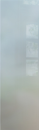 Door Glass Insert featuring Frosted Glass Design Etched Glass by Sans Soucie Art Glass with Custom Geometric Design Plain Solid Frosted Glass (no art)
