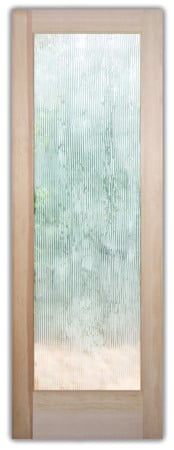 Door Glass Insert with sandblast Frosted Glass Design Art Glass Featuring Sandblast Etched Glass by Sans Soucie