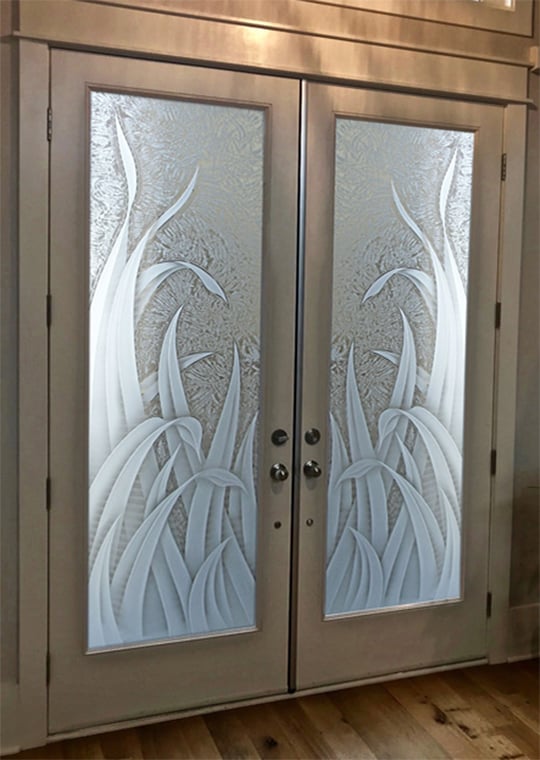 frosted glass door reeds by sans soucie bohemian style design