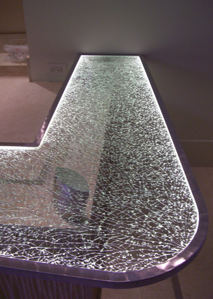 Shattered Glass Countertop