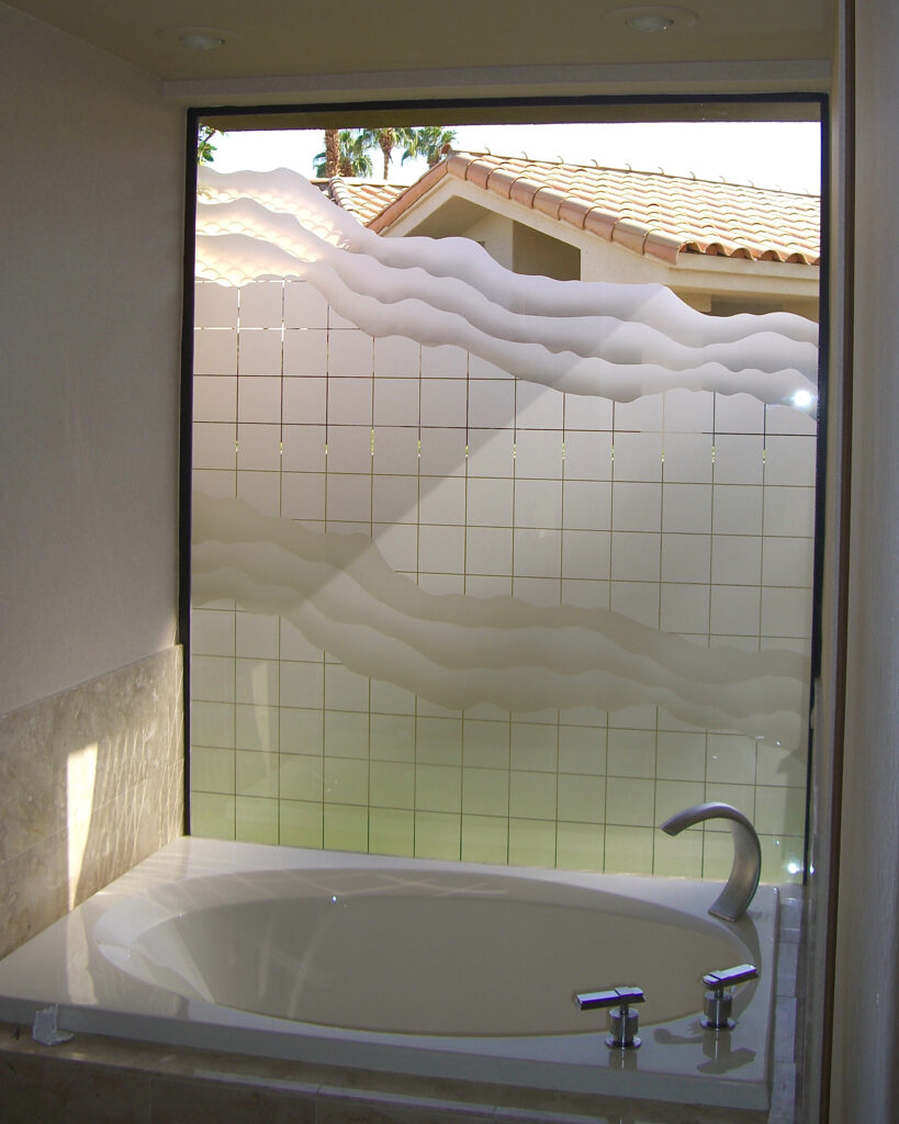 modern small bathroom window