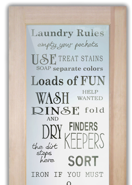 Laundry Rules