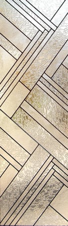 Door Glass Insert showcasing a Frosted Glass Traditional Design with Sandblast Etched Glass Art by Sans Soucie Z Textures Design
