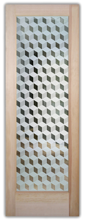 Front Door with sandblast Frosted Glass Design Art Glass Featuring Sandblast Etched Glass by Sans Soucie