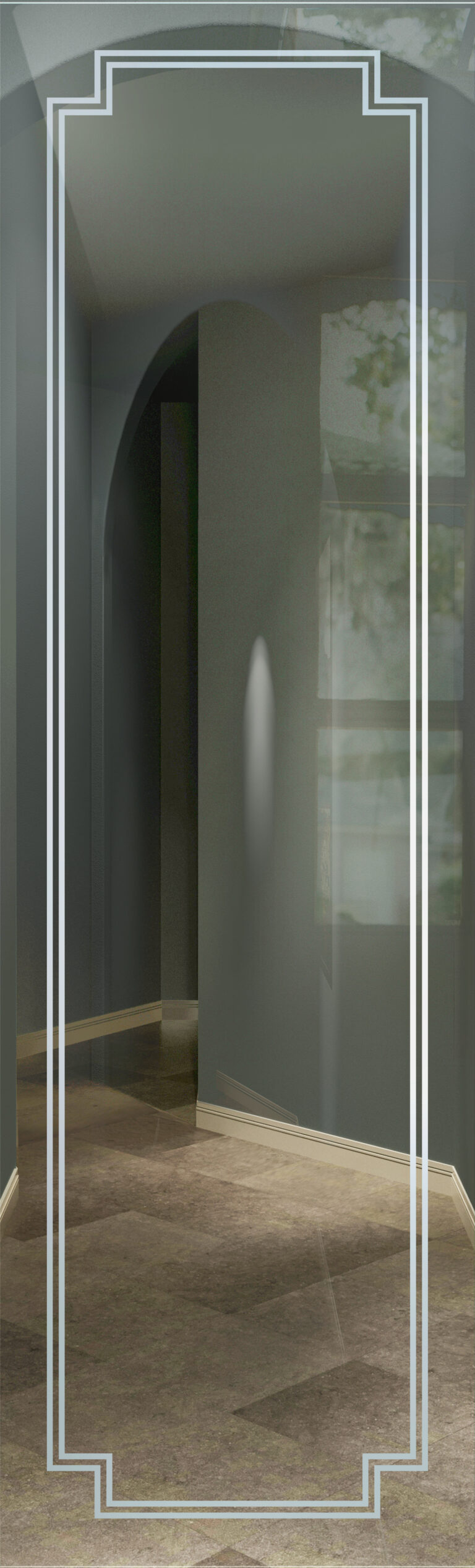 Basic Stepped Corners Border