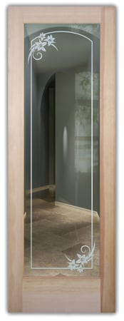 Front Door with sandblast Frosted Glass Design Art Glass Featuring Sandblast Etched Glass by Sans Soucie