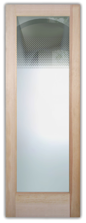 Front Door with sandblast Frosted Glass Design Art Glass Featuring Sandblast Etched Glass by Sans Soucie