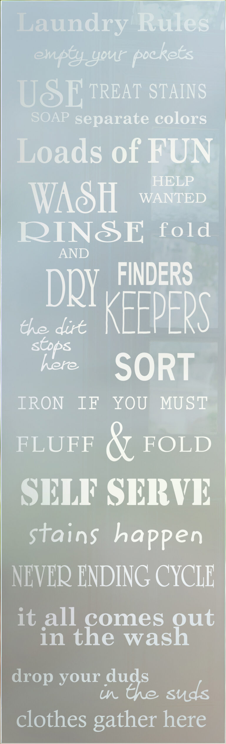 Laundry Rules