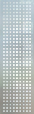 Door Glass Insert featuring Frosted Glass Design Etched Glass by Sans Soucie Art Glass with Custom Geometric Design Squares