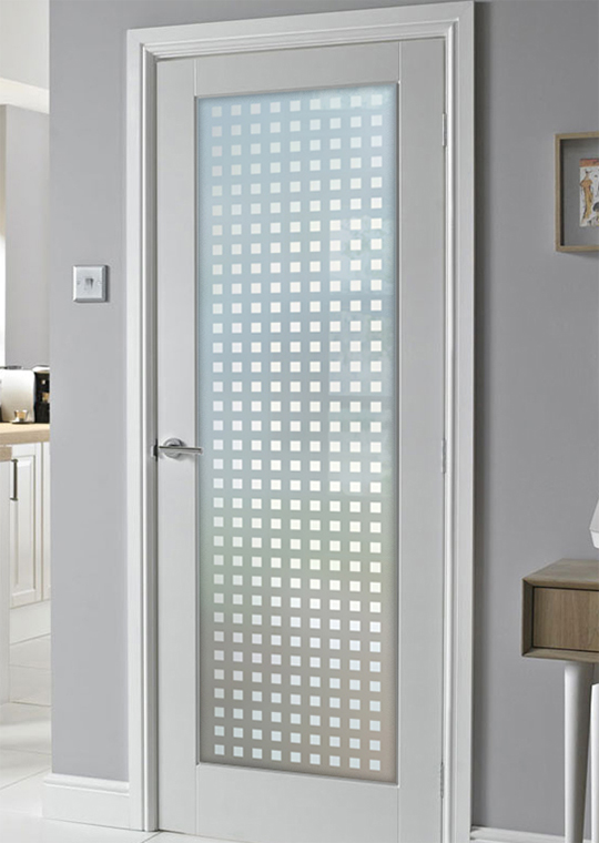 frosted glass doors modern contemporary decor style squares sans soucie art glass