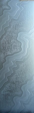 Door Glass Insert with sandblast Frosted Glass Design Art Glass Featuring Sandblast Etched Glass by Sans Soucie