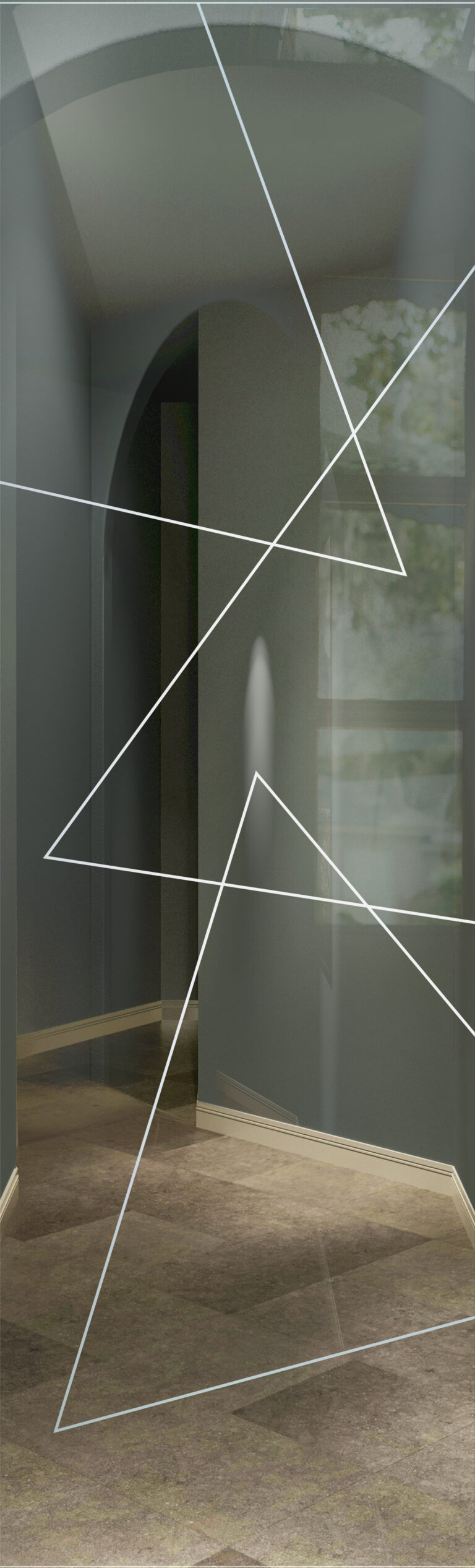 Triangles Pinstripe
