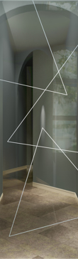 Triangles Pinstripe