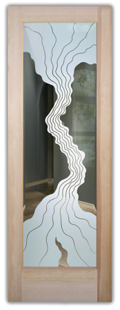 Front Door with sandblast Frosted Glass Design Art Glass Featuring Sandblast Etched Glass by Sans Soucie