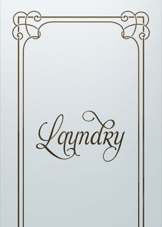 Laundry Insert featuring a Frosted Glass Traditional Design Sandblast Etched Glass Enna Aphrodite Design by Sans Soucie