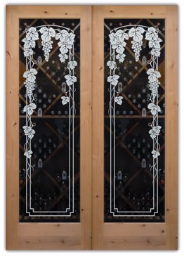 Vineyard Grapes Trellis Pair