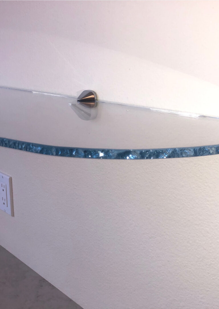 Chipped Edge Ultra Clear Shelves