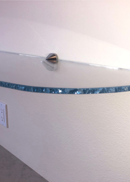 Chipped Edge Ultra Clear Shelves