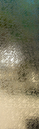 Interior Glass Insert featuring Frosted Glass Design Etched Glass by Sans Soucie Art Glass with Custom Patterns Design Delta Clear