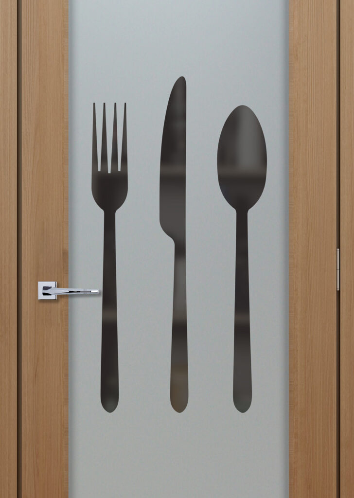Modern pantry door