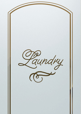 Laundry Insert with Frosted Glass Traditional Melany Laundry Design by Sans Soucie