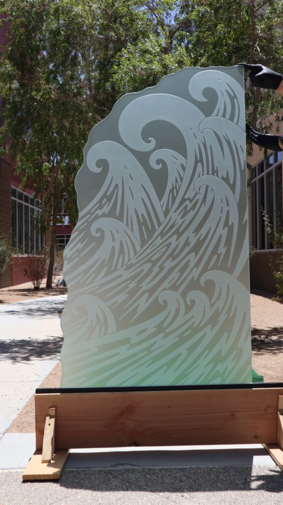 Decorative glass panels
