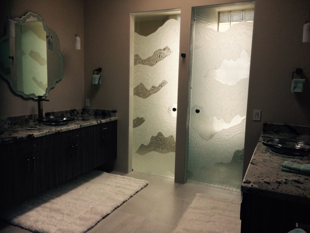 Double shower enclosures