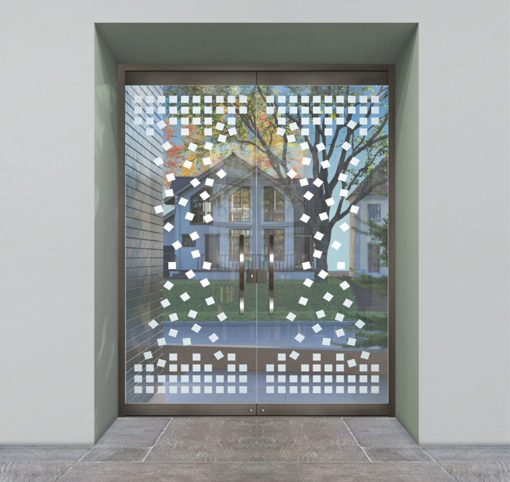 Premium full glass exterior doors with long-lasting performance.