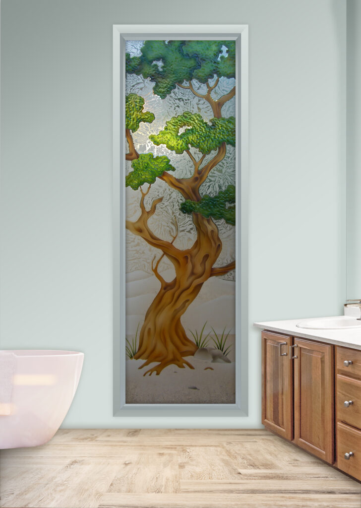 narrow vertical window