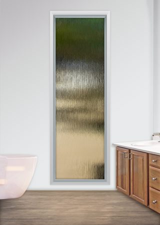 Window with a sandblast Frosted Glass Patterns Design Custom-Designed Decorative Etched Glass
