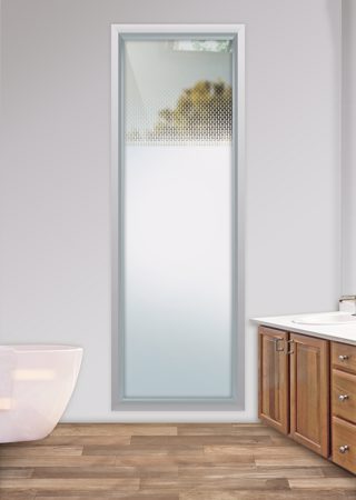 Window with sandblast Frosted Glass Design Art Glass Featuring Sandblast Etched Glass by Sans Soucie