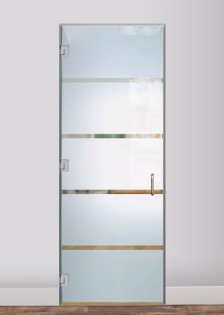 Interior Glass Door with Frosted Glass Geometric Grand Design by Sans Soucie