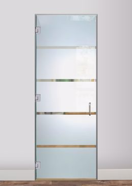 Interior Glass Door with Frosted Glass Geometric Grand Design by Sans Soucie