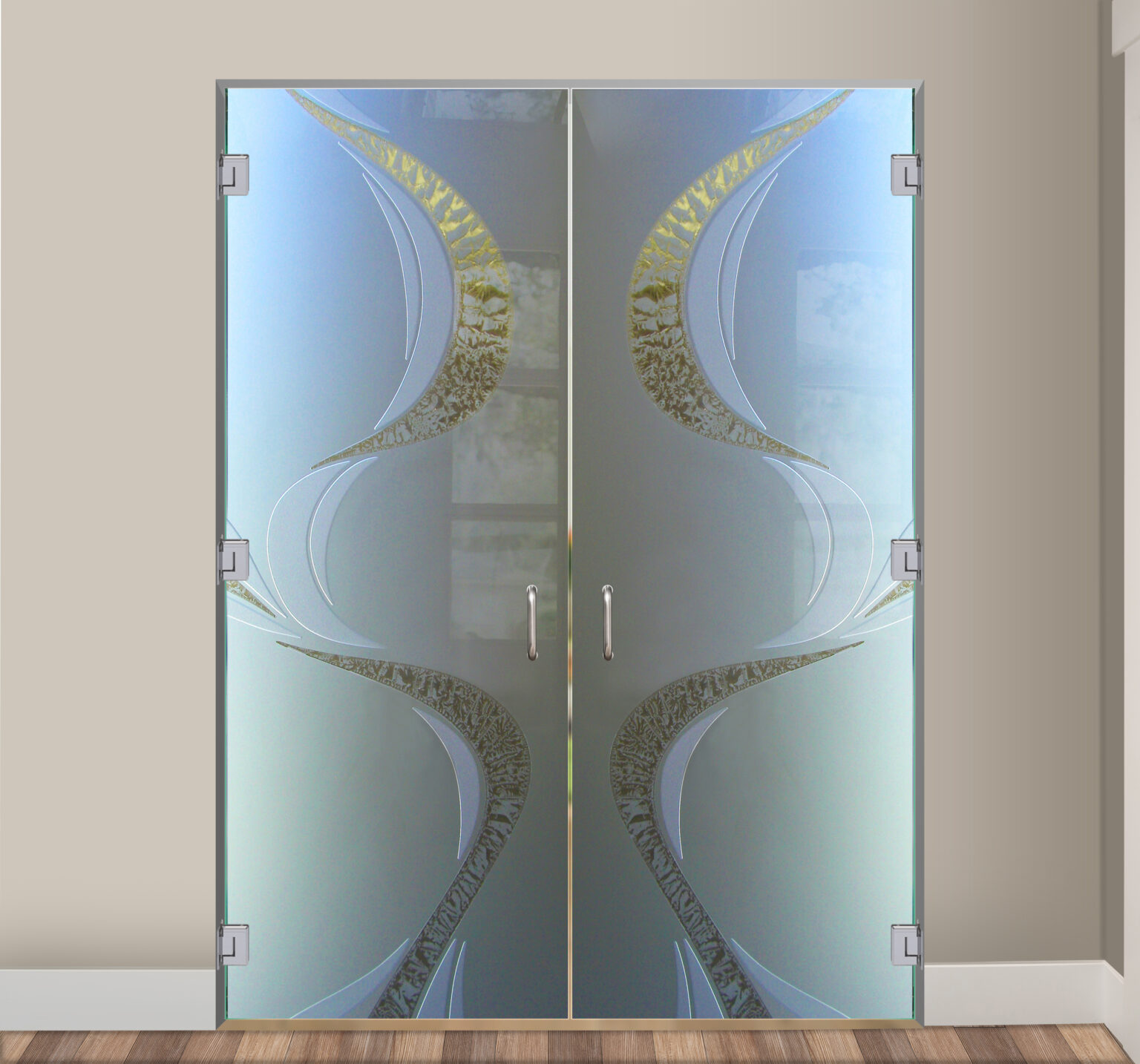 Double interior doors