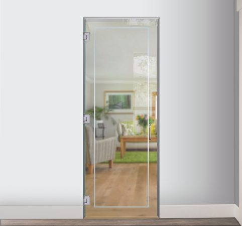 Interior Glass Door with sandblast Frosted Glass Design Art Glass Featuring Sandblast Etched Glass by Sans Soucie