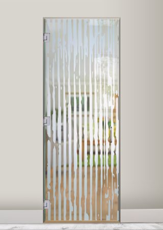 Interior Glass Door with sandblast Frosted Glass Design Art Glass Featuring Sandblast Etched Glass by Sans Soucie